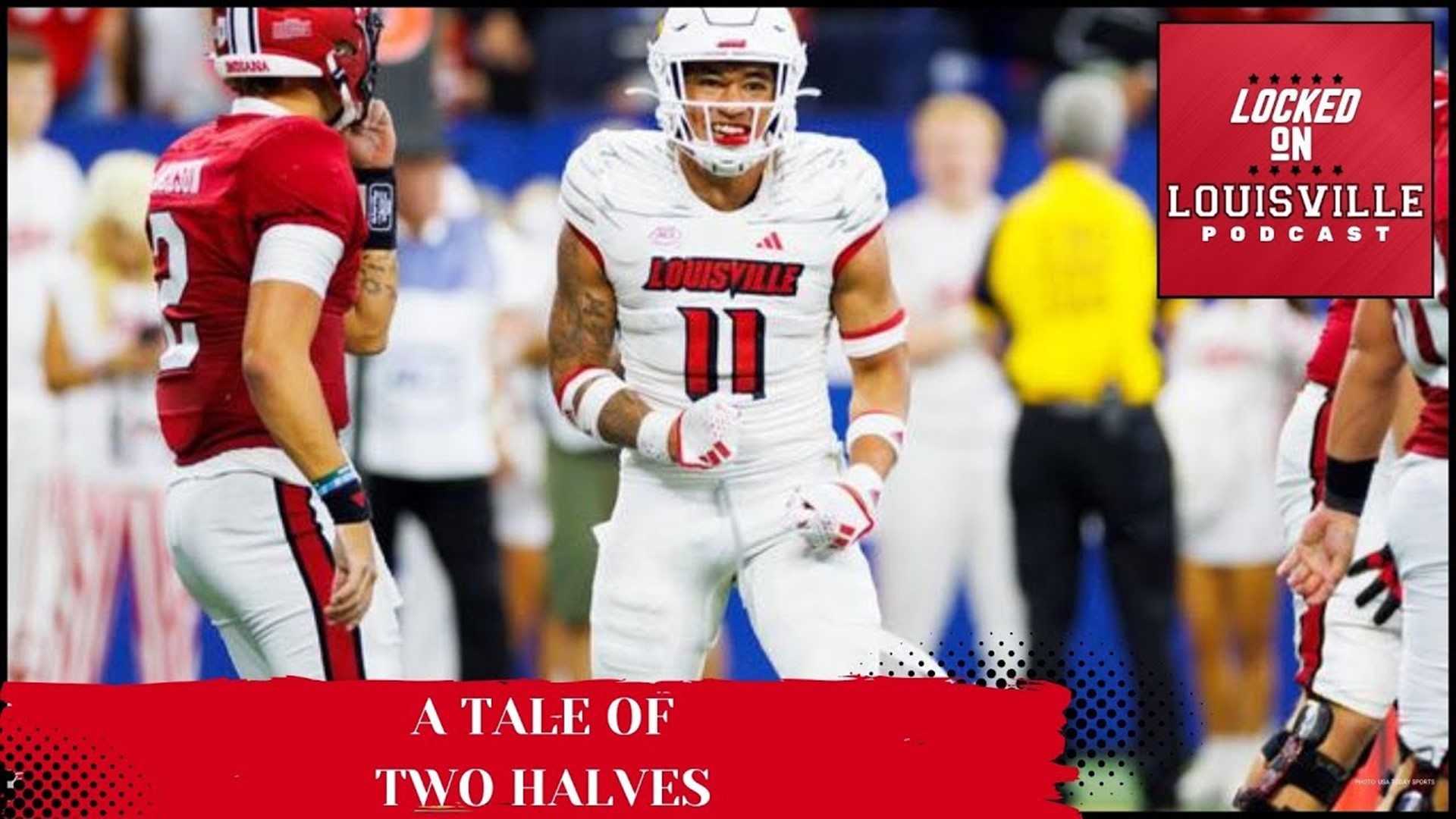 A tale of two halves: Louisville football holds off Indiana in Indianapolis thriller!