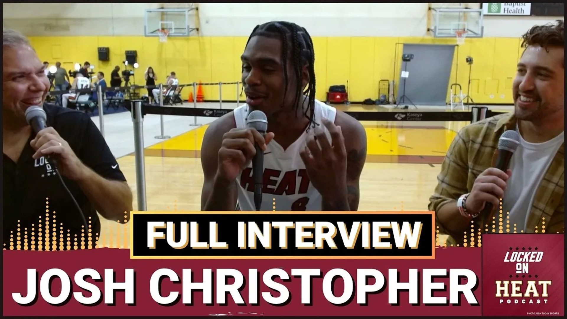 Miami Heat guard Josh Christopher joined Wes Goldberg and David Ramil from Heat media day to talk about his path.