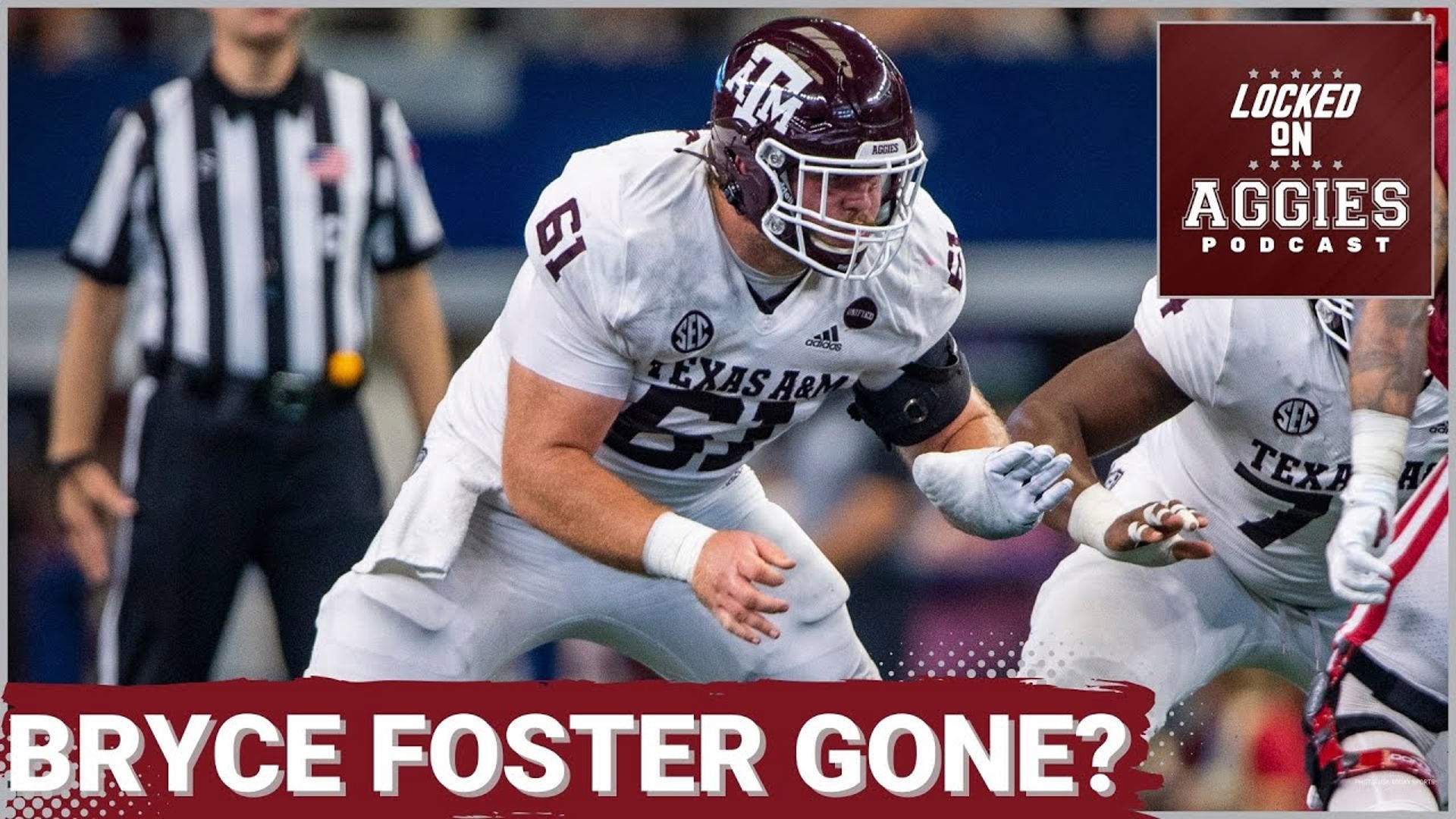 On today's episode of the Locked On Aggies Podcast, host Andrew Stefaniak talks about Texas A&M starting center Bryce Foster