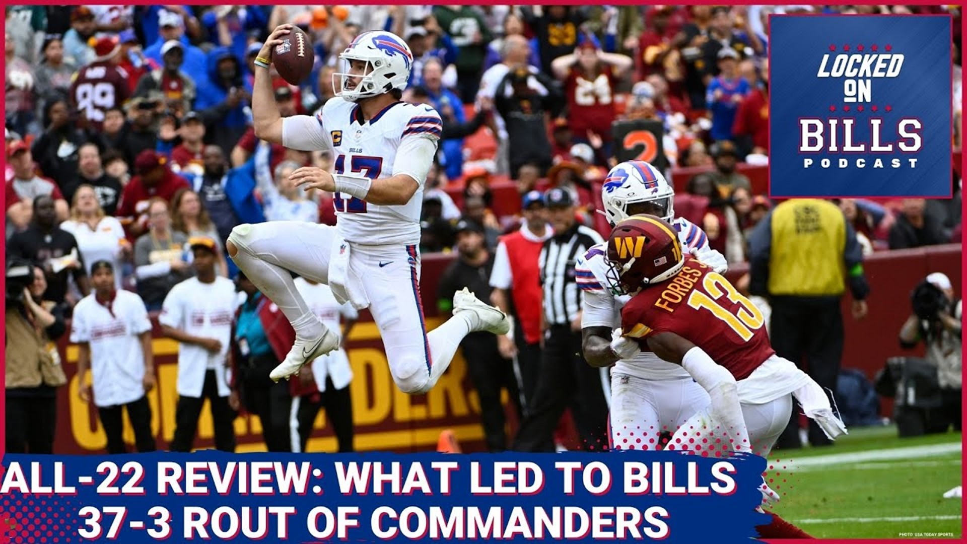 All-22 Review. Great protection for Josh Allen & elite Buffalo Bills defense in rout of Commanders