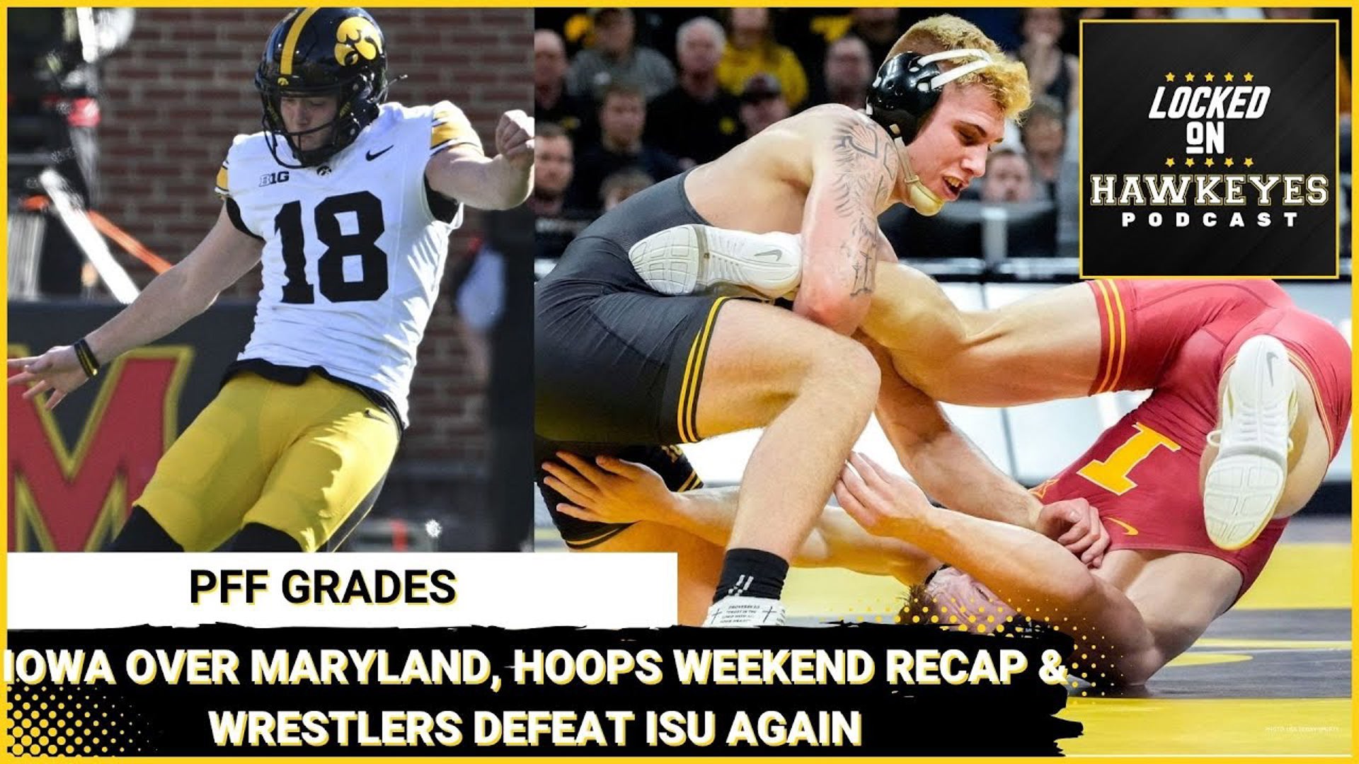 Iowa Hawkeyes' player grades: Who excelled against Maryland? Weekend Recap for Hoops & Wrestling