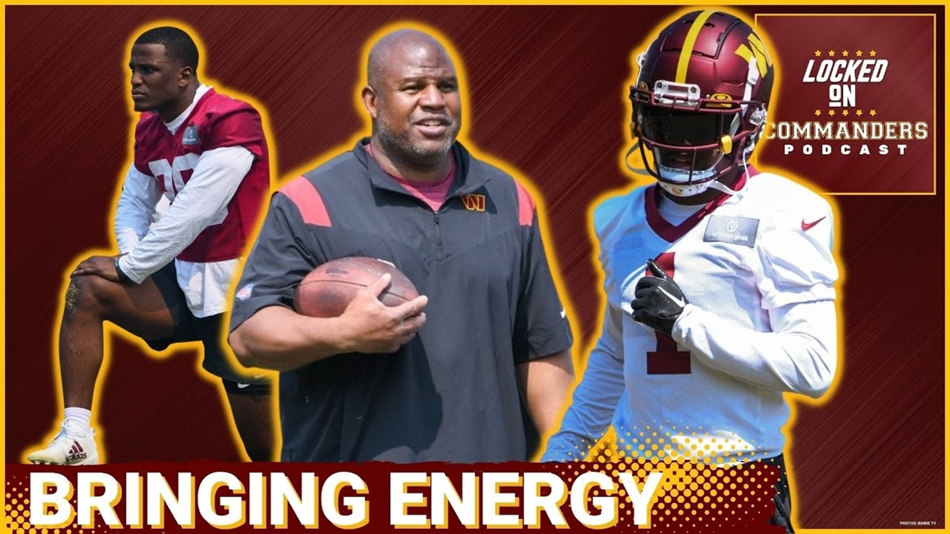 Washington Commanders minicamp Day 2 ends with assistant head coach and offensive coordinator Eric Bieniemy, Jahan Dotson, and Jeremy Reaves bringing energy.