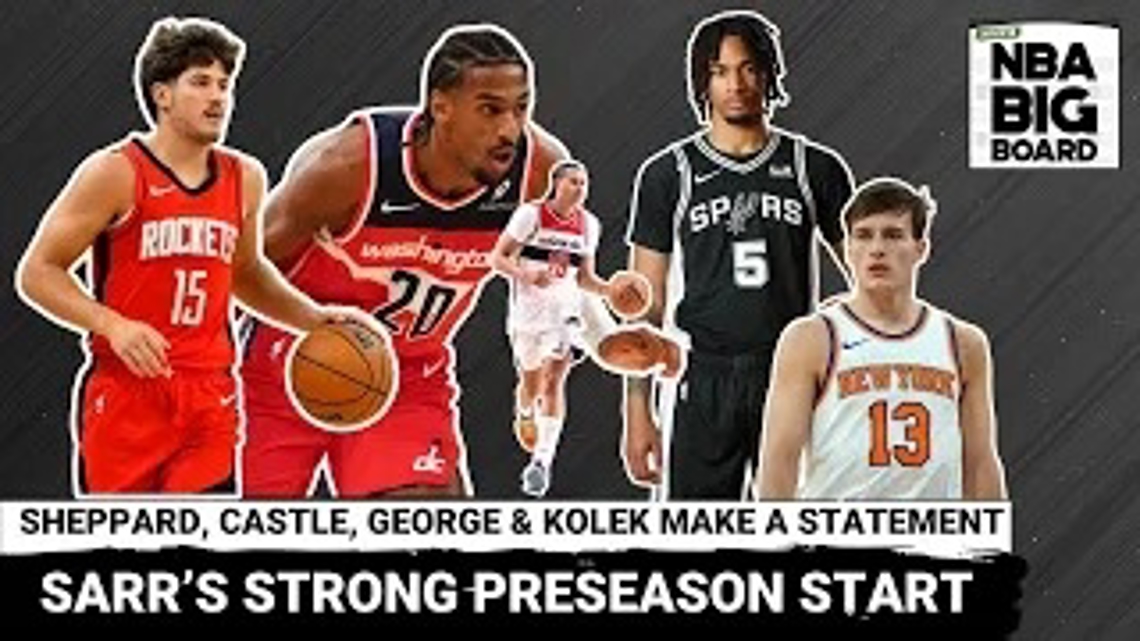 Rookie Watch Alex Sarr, Stephon Castle, Reed Sheppard Kyshawn