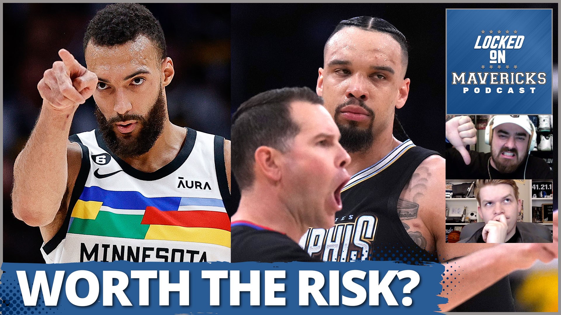 Nick Angstadt & Isaac Harris discuss if Dillon Brooks or Rudy Gobert could be good risks for the Dallas Mavericks to help Luka Doncic next season.