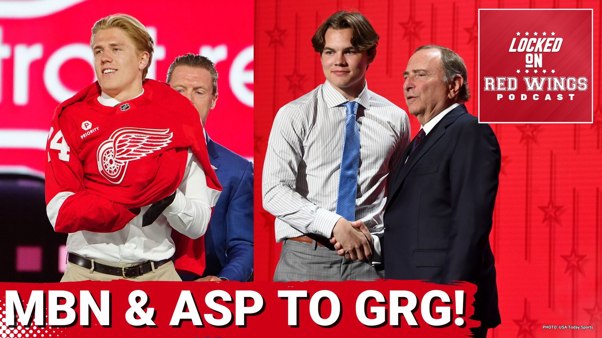 The Detroit Red Wings today a huge move for the future of the franchise. First round picks Axel Sandin-Pellikka & Michael Brandsegg-Nygard are headed to Grand Rapids
