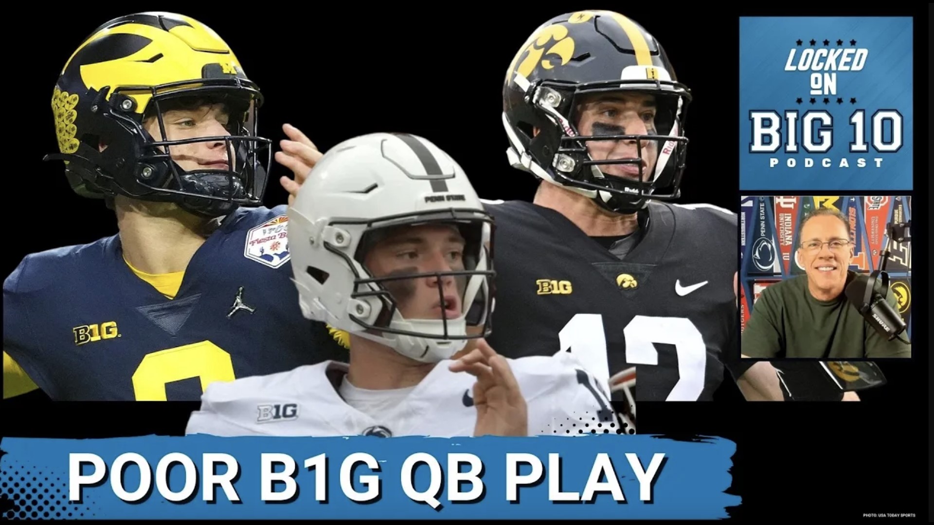 Half of the Big 10 quarterbacks played their worst games of the season this weekend. Finally, we cap things off with our Top 10 Big 10 observations