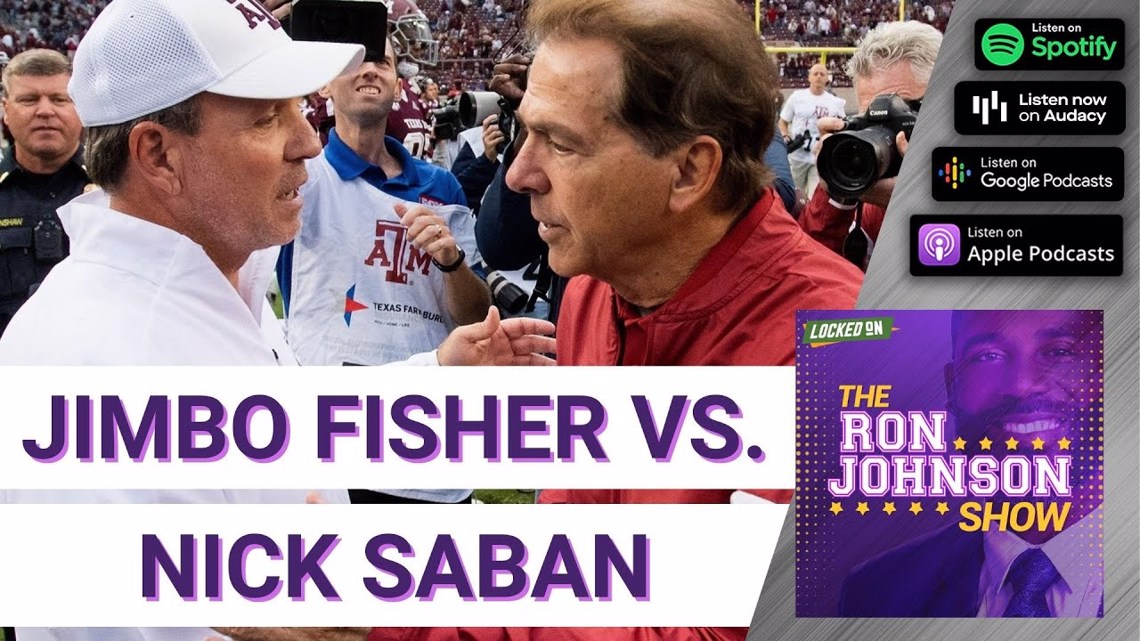 Reaction to the Nick Saban vs. Jimbo Fisher NIL Controversy | The Ron Johnson Show