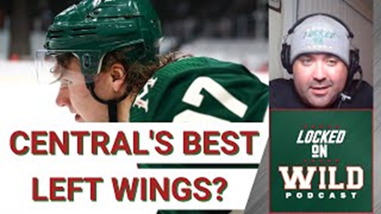 Where do Minnesota Wild Left Wings rank in the Central Division?