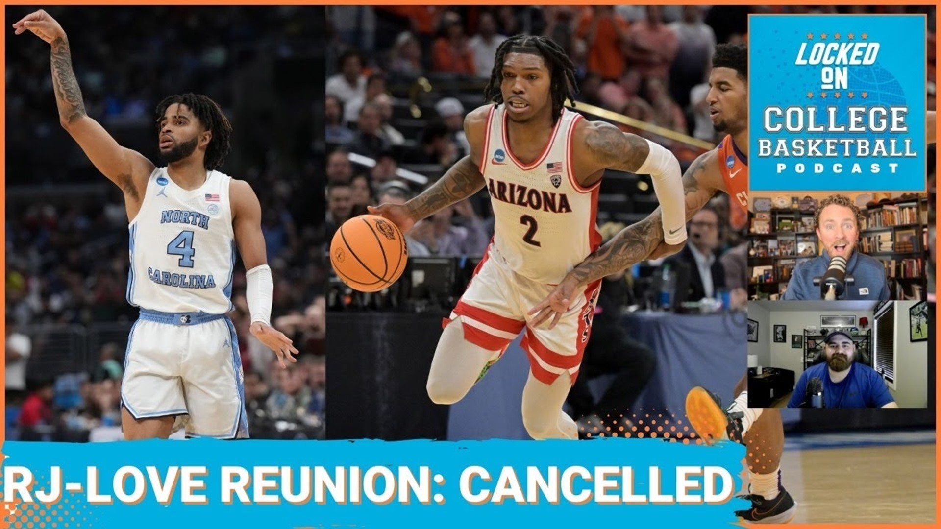 The RJ Davis and Caleb Love reunion is not in the cards as both North Carolina and Arizona fell on Thursday in the Sweet 16.