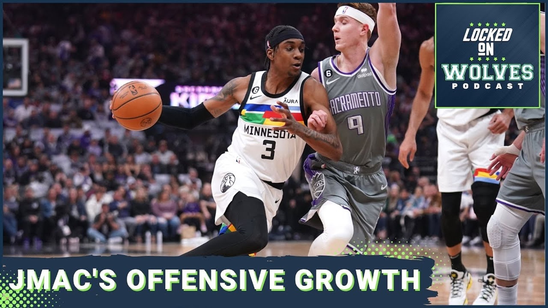 Jaden McDaniels' offensive growth has been as impressive as his stellar defense for the Timberwolves