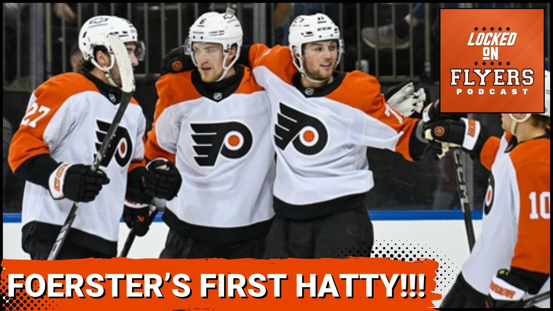Rachel & Russ discuss the Philadelphia Flyers win vs NY Rangers. We get into Aleksei Kolosov’s play & Tyson Foerster’s first Hat Trick. Plus Flyers 5v5 play & more.