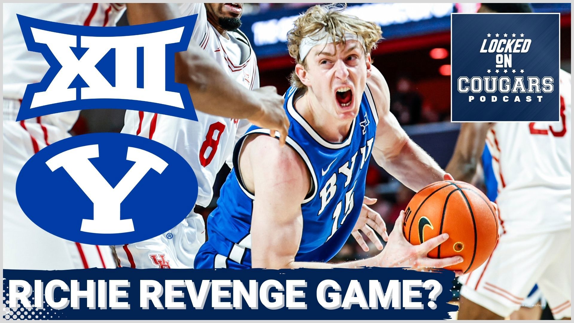 Previewing a high-stakes clash as the streaking BYU Cougars face off against the formidable Houston Cougars in the Big 12 Men's Basketball Tournament Semifinals