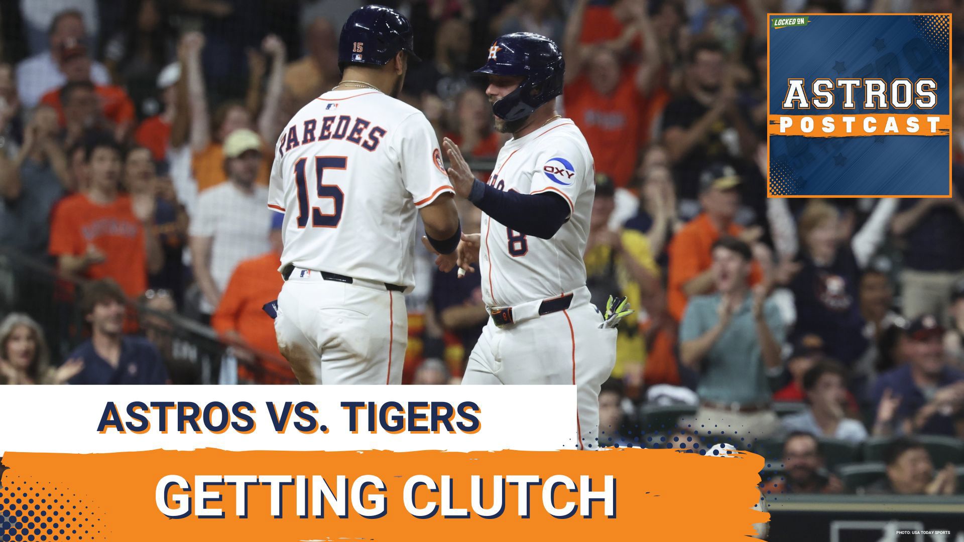 The Houston Astros secured the series win on Tuesday with some clutch hitting late in the game against the Detroit Tigers.