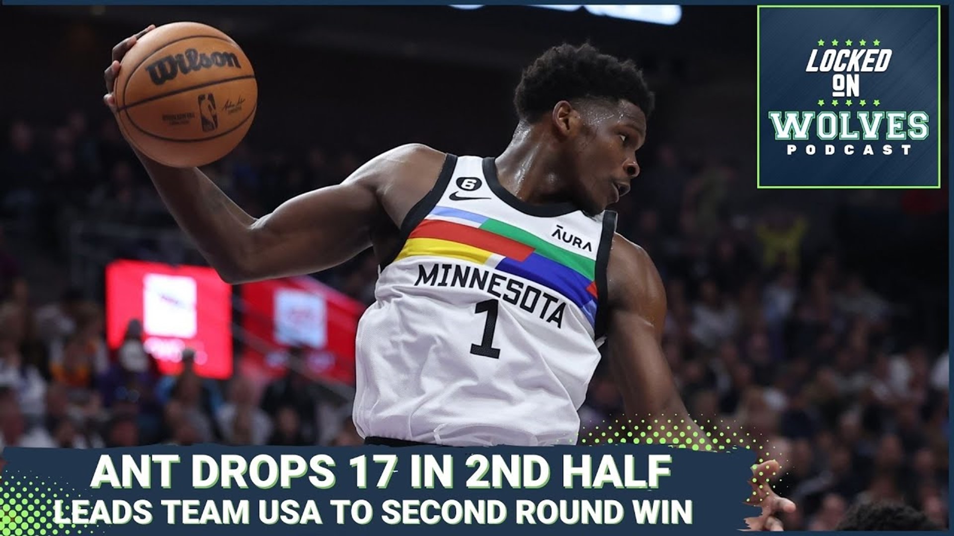 Timberwolves' Anthony Edwards drops 17 second-half points to lead Team USA over Montenegro