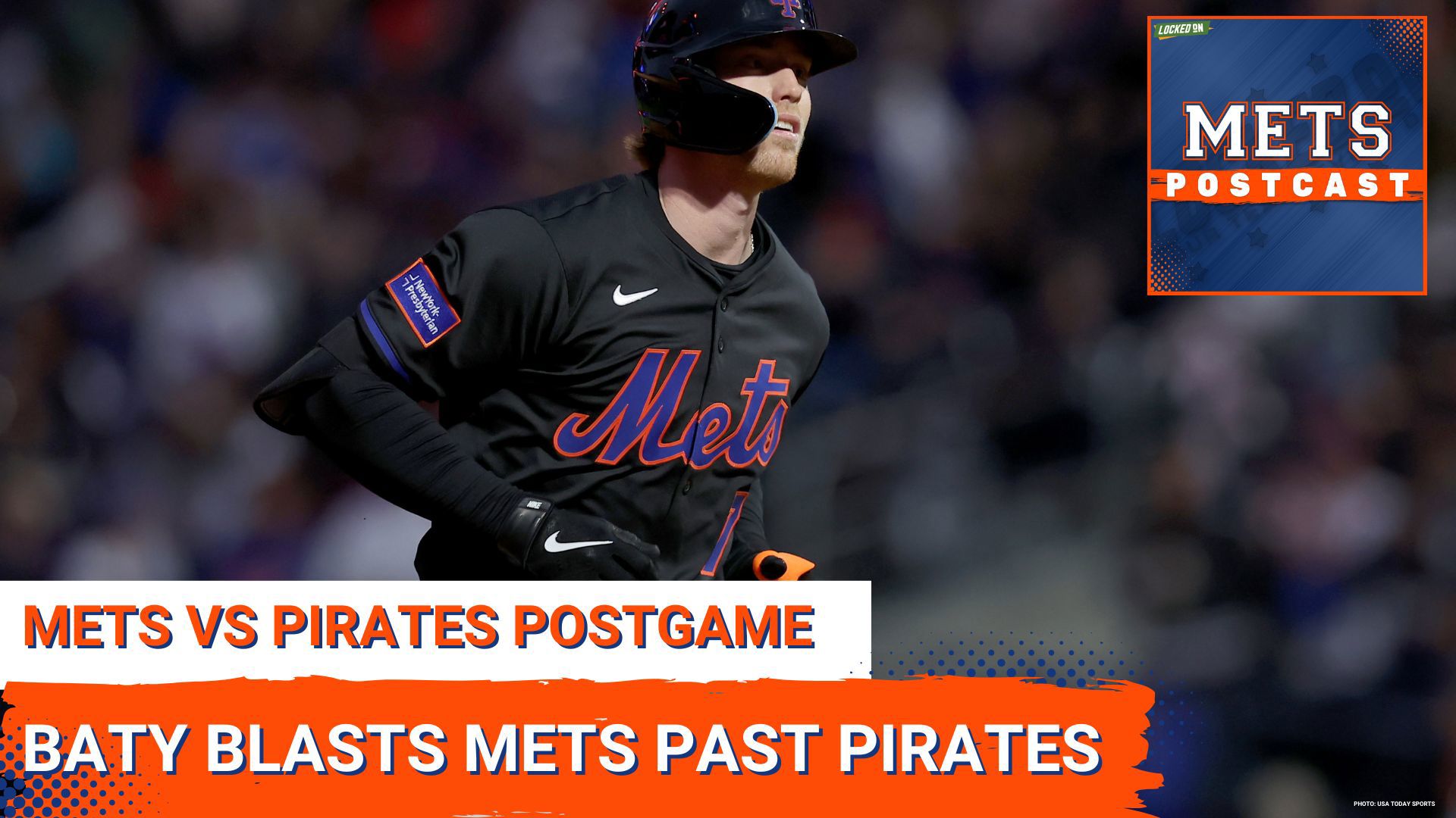 Brett Baty continues to have a power surge since returning to the New York Mets, as his solo shot late pushed the Mets past the Pittsburgh Pirates, 2-1.