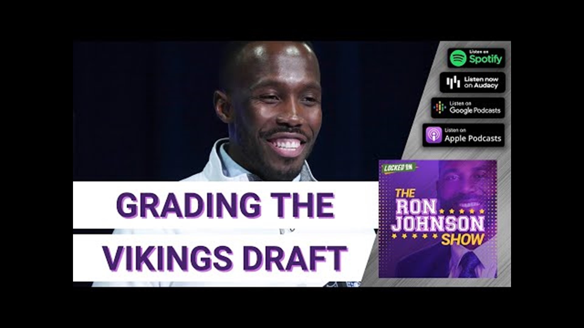 Minnesota Vikings Draft Grades & Ryan Clark Evaluates Lewis Cine | The Ron Johnson Show