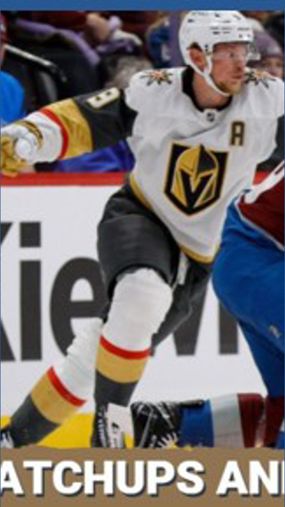 Vegas Golden Knights vs Avalanche Forward Lines COLLIDE—Jack Eichel ...