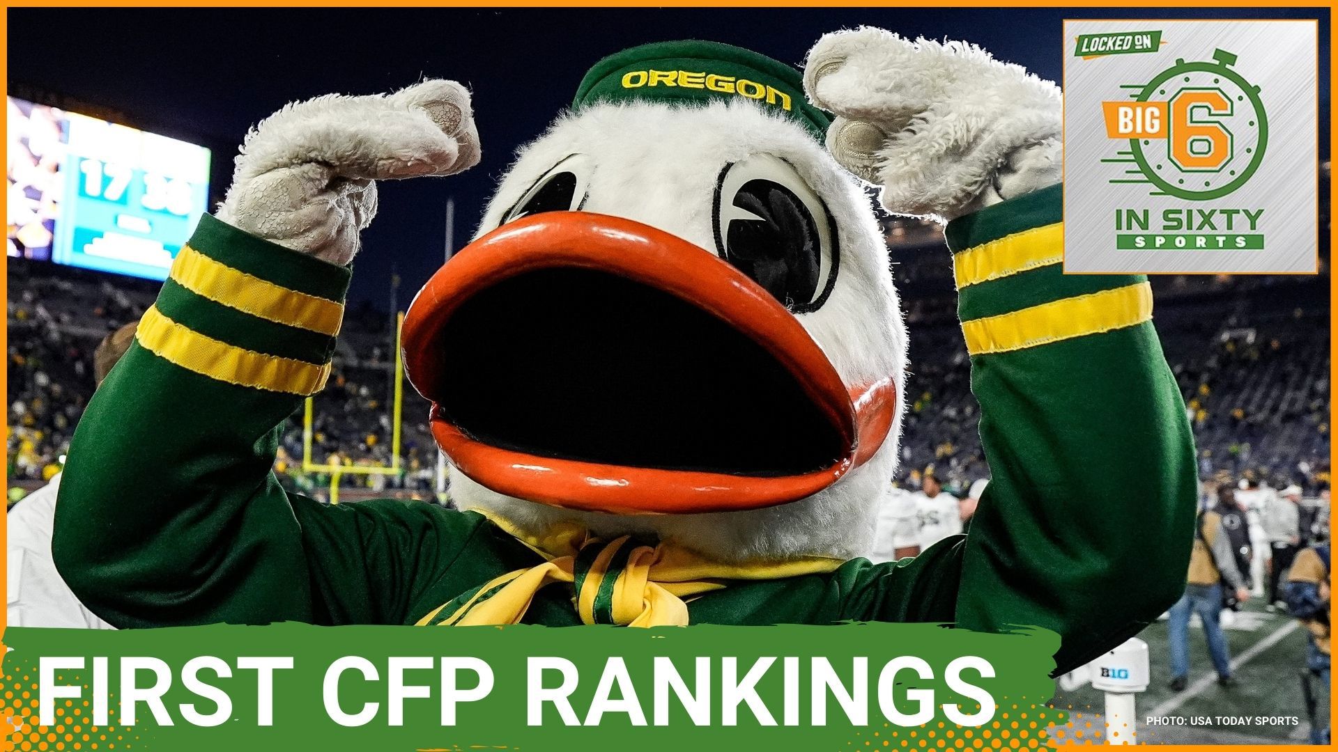 Oregon leads the pack in the College Football Playoff rankings and the Commanders trade for Marshon Lattimore. The Steelers stock up at the deadline.