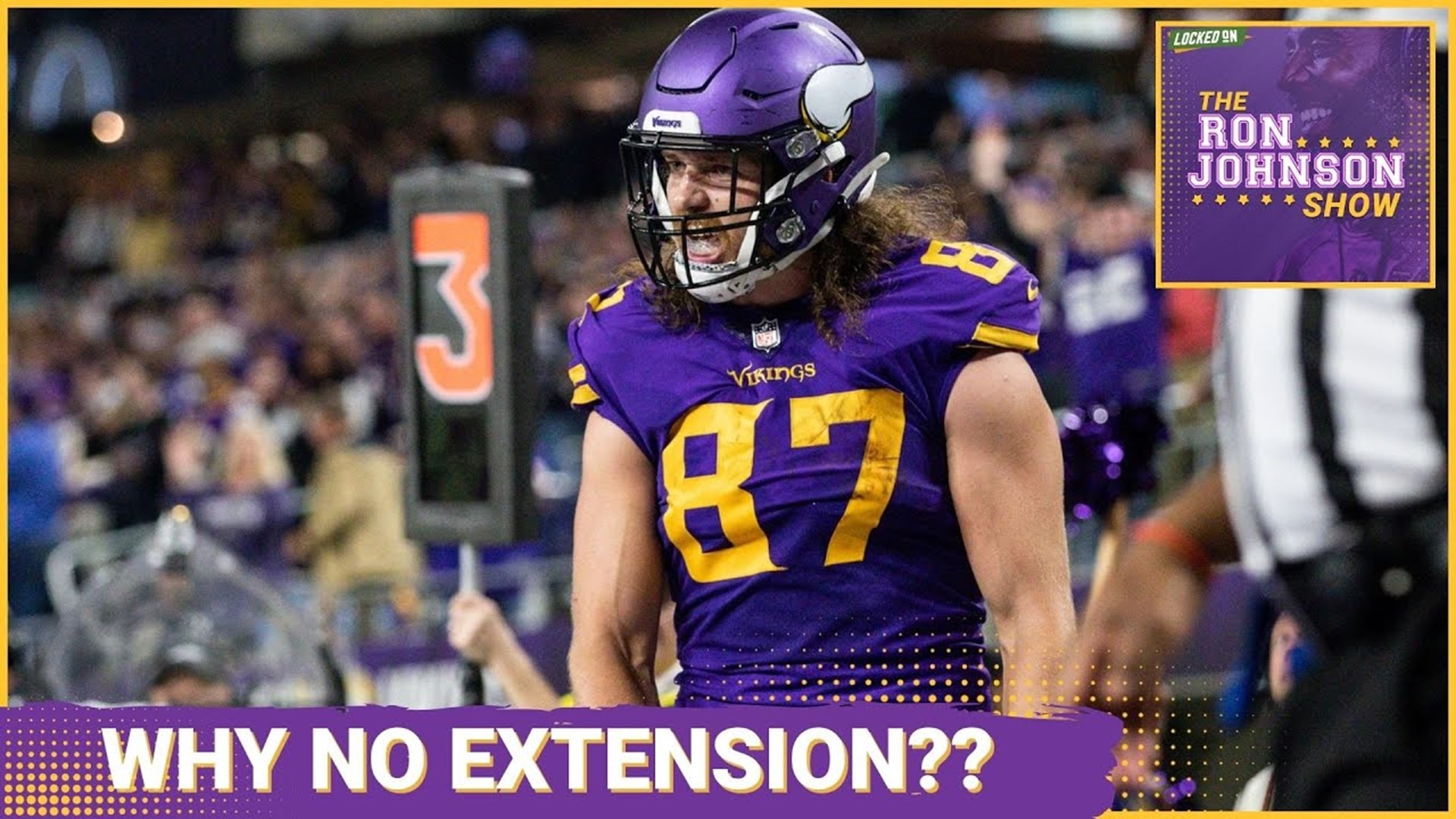 Vikings' Hockenson now dealing with back stiffness