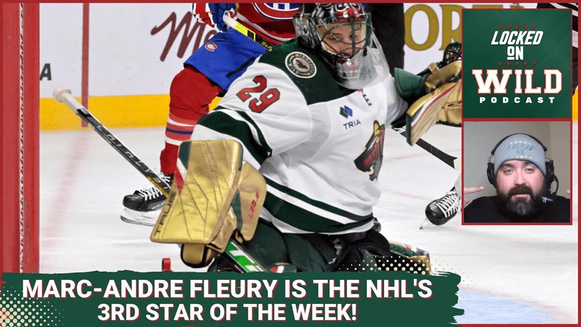 Stars blast Wild 7-3; Marc-Andre Fleury starts in goal and calls his work  'embarrassing
