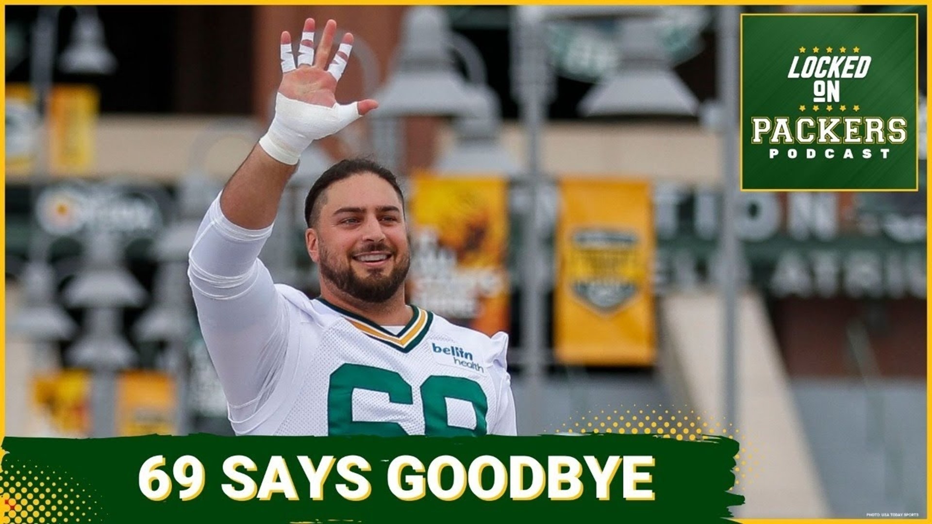 David Bakhtiari gave a heartfelt goodbye to the Packers on social media on Monday in a much-expected move.