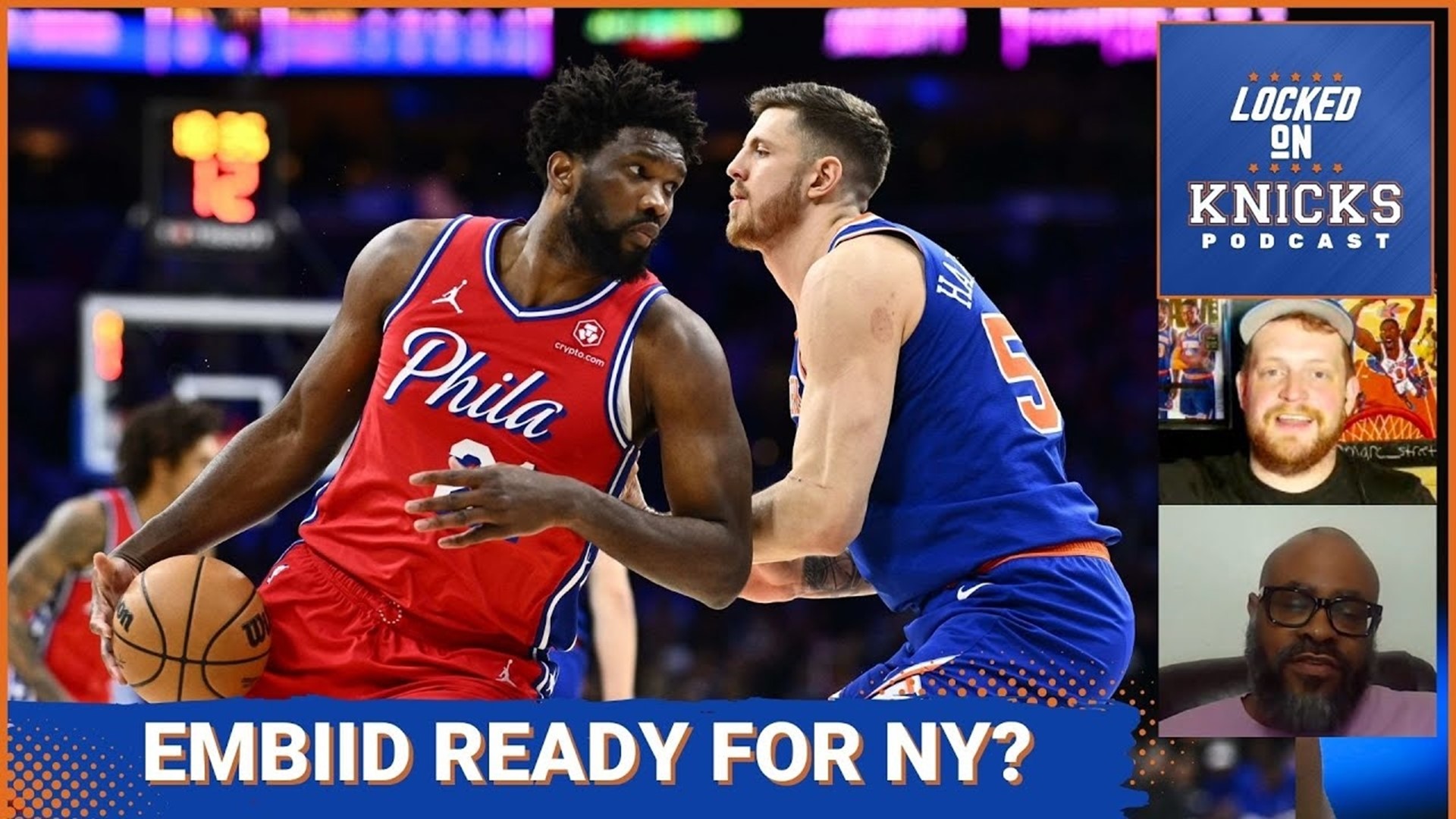 It's playoff time! Alex is joined by Locked On Sixers' Keith Pompey to get into Knicks-Sixers, including if Joel Embiid is ready to go vs. the Knicks.