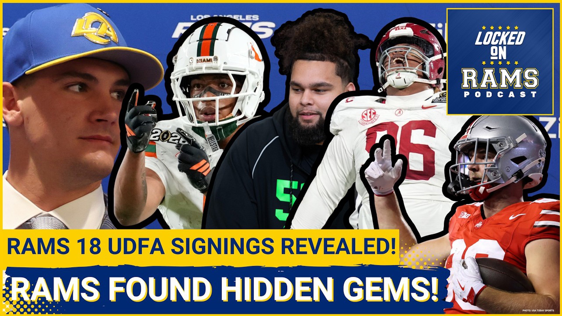 HIDDEN GEMS: Rams 18 UDFA Signings Revealed, The Rams Did Something ...