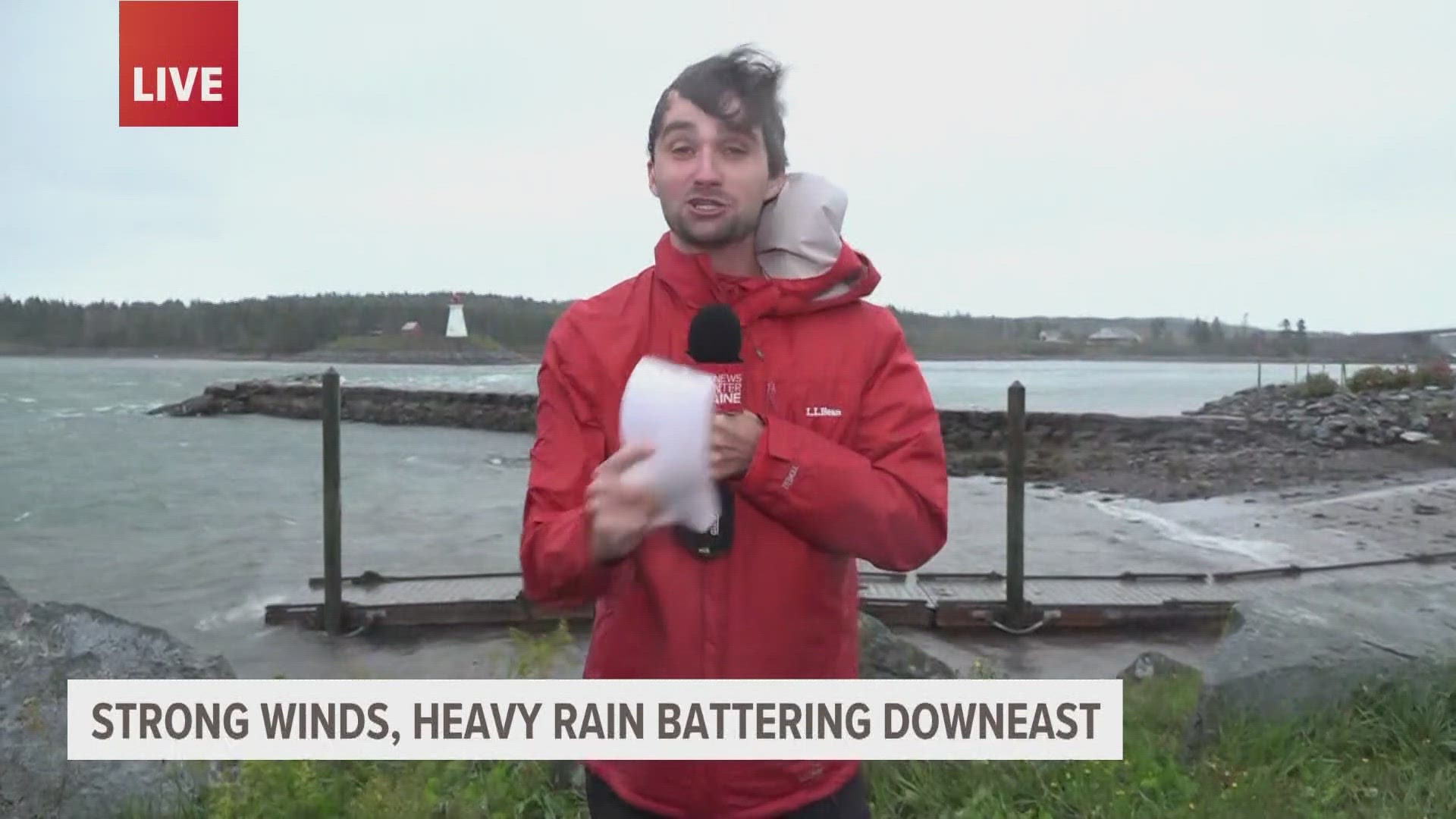 "We have had ourselves a day in Down East, Maine," NEWS CENTER Maine's Donovan Lynch said Saturday afternoon from Lubec.