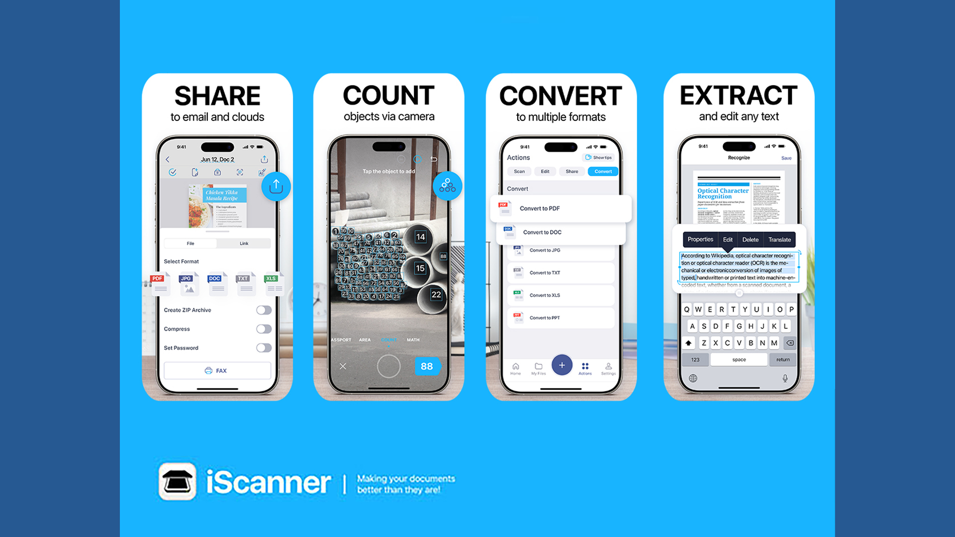 Phone Complete Scan Image Let your phone handle all your scans โ grab the iScanner App for just ...