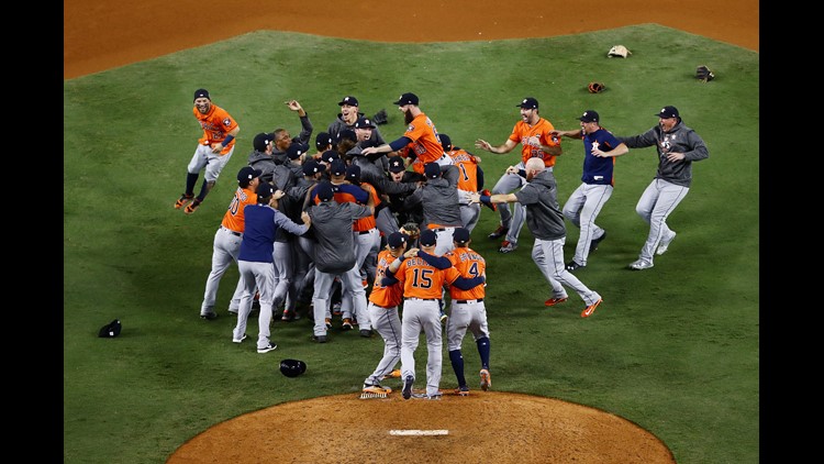 Houston Astros beat Los Angeles Dodgers 5-1 in Game 7 for first