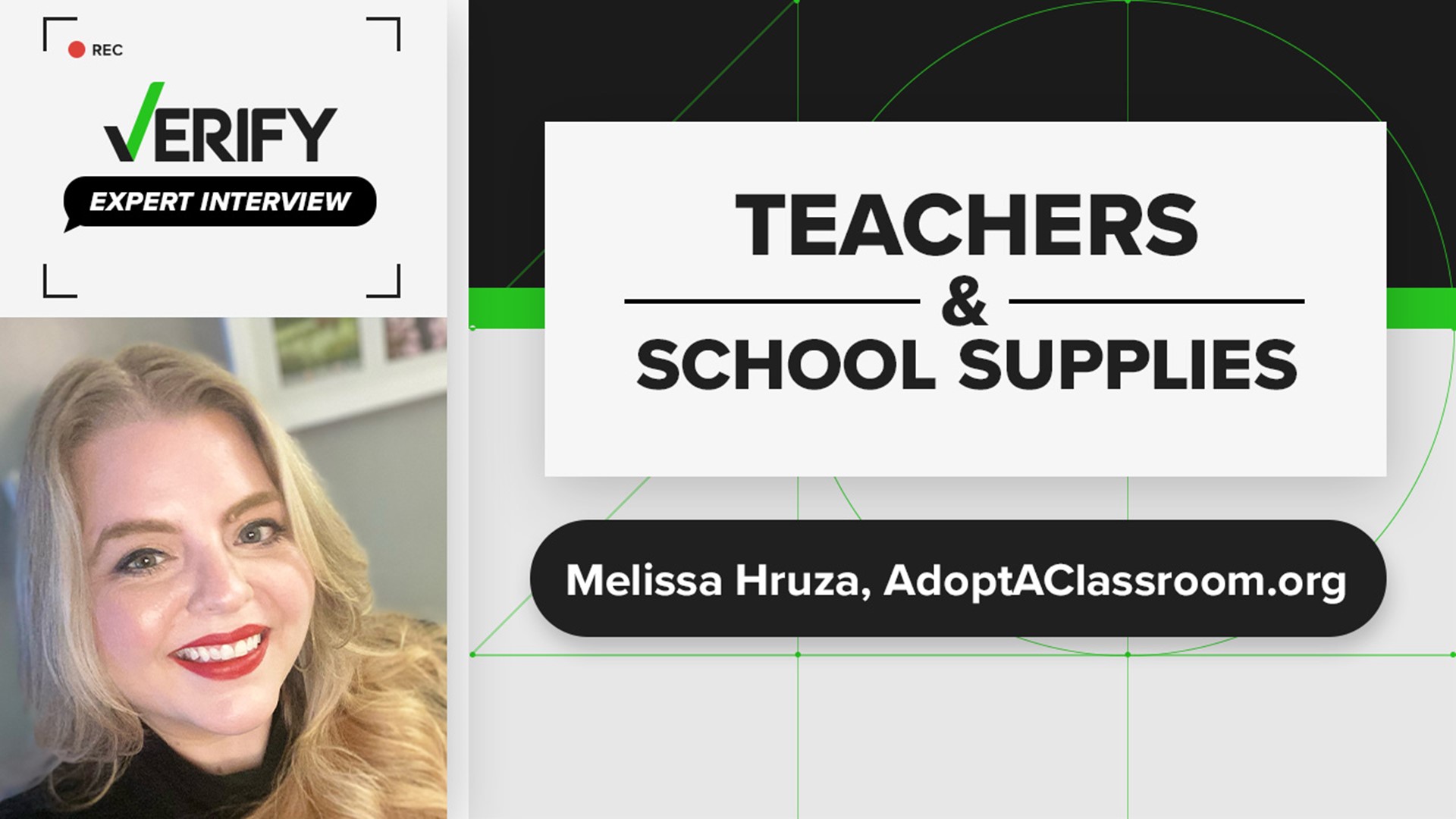 AdoptAClassroom.org VP, Melissa Hruza, talks about the struggles teachers go through to buy supplies and how help to provide support