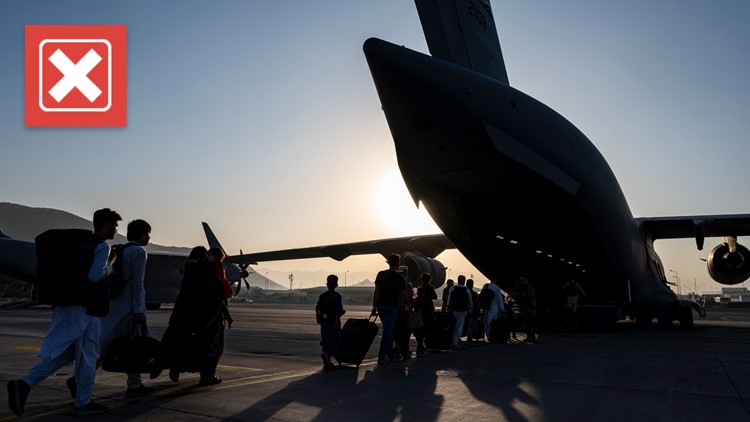 No, the US government is not charging Americans $2,000 to evacuate from Afghanistan
