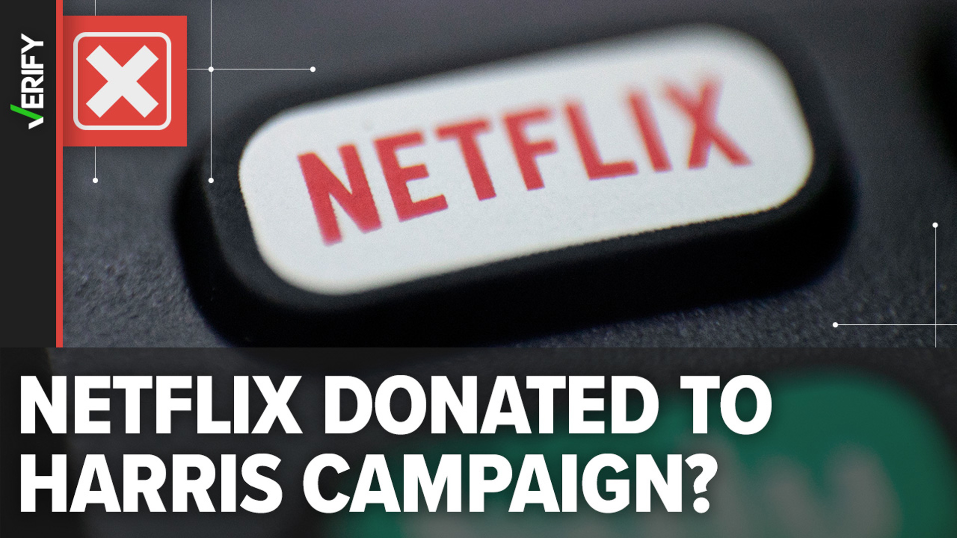 Netflix co-founder Reed Hastings made a personal donation of $7 million to a super PAC supporting Harris but the company itself did not.