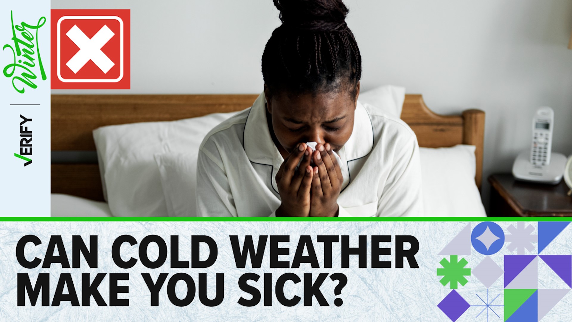 It’s a myth that cold or rainy weather can cause a cold. Instead, colds are minor infections of the nose and throat caused by more than 200 different viruses.
