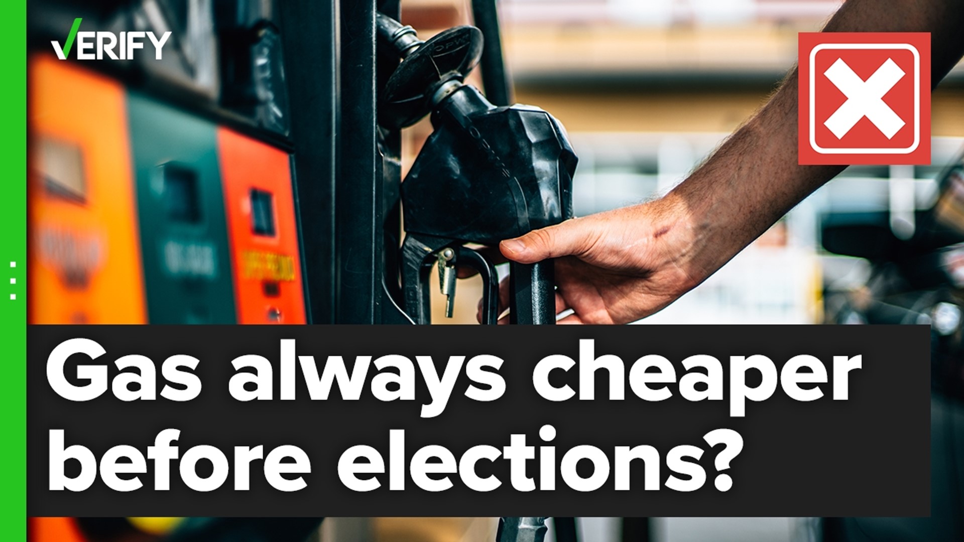 Some have speculated gas prices tend to drop before big elections like the upcoming midterms, but historical data doesn’t support that claim.