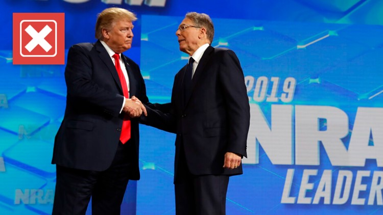 No, guns aren’t banned at the NRA’s annual convention, but attendees can’t carry during Trump’s speech