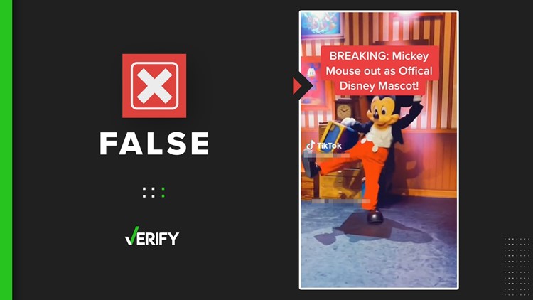 No, Disney isn’t removing Mickey Mouse as its official mascot