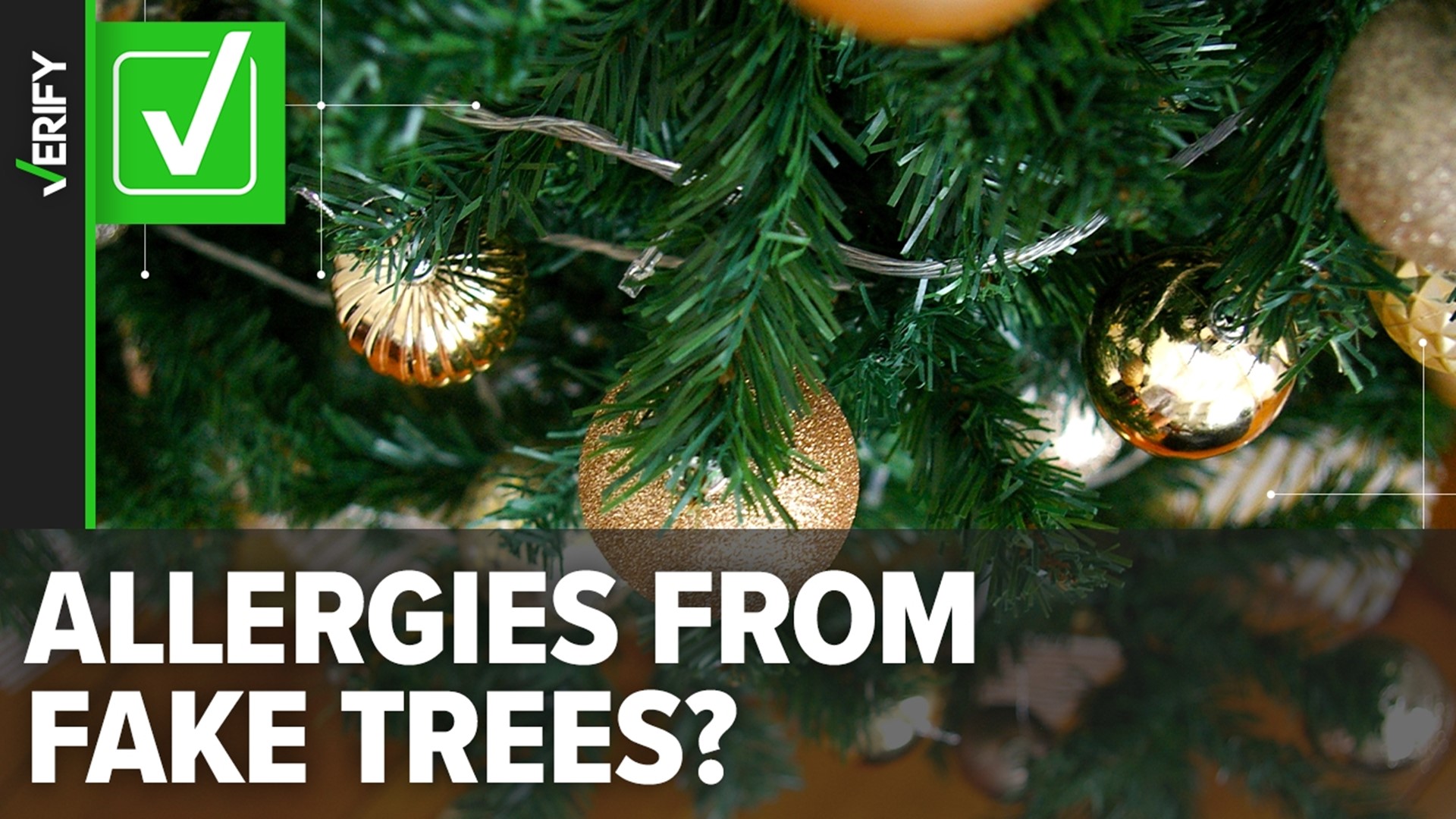 Allergies don’t only affect people who put up real Christmas trees. An artificial tree can harbor dust, mold and other allergens, too.