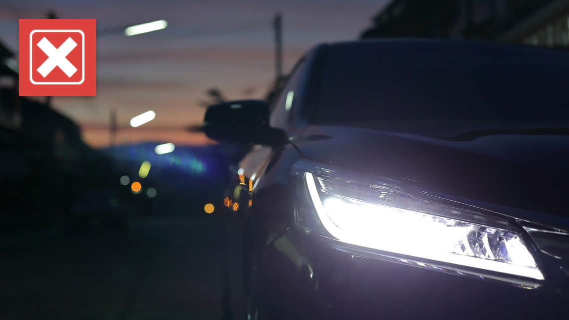 Flashing headlights gang initiation warning is an urban myth