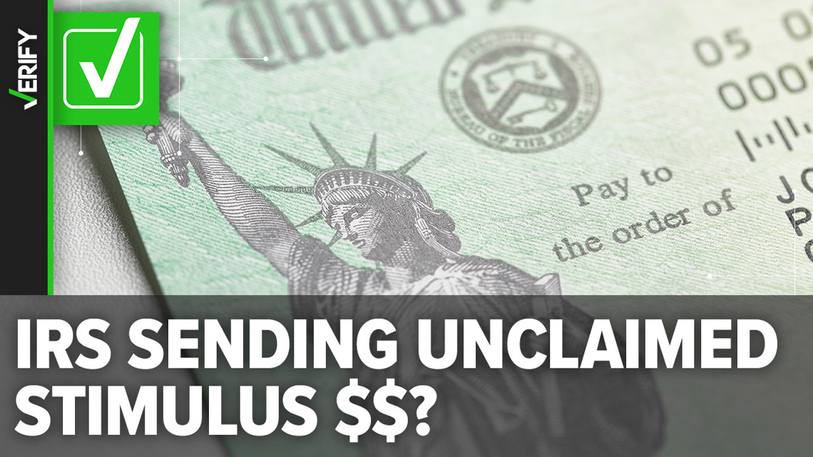 Unclaimed stimulus payments will be sent out by the IRS | kare11.com