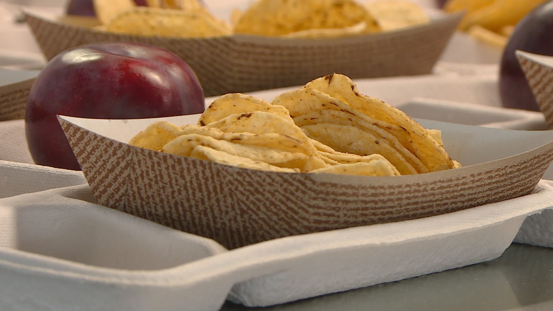 Leaders in the district say the amount of kids eating school lunches is up about 21 percent this school year.