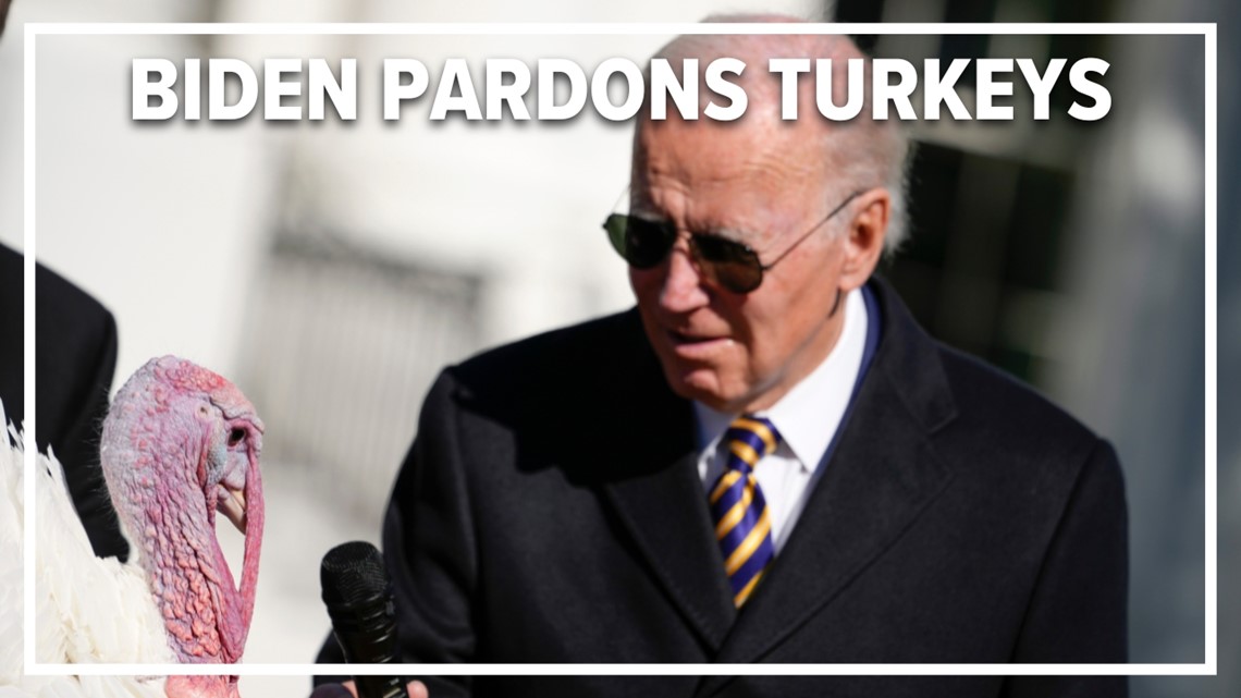 Biden pardons North Carolina turkeys for Thanksgiving