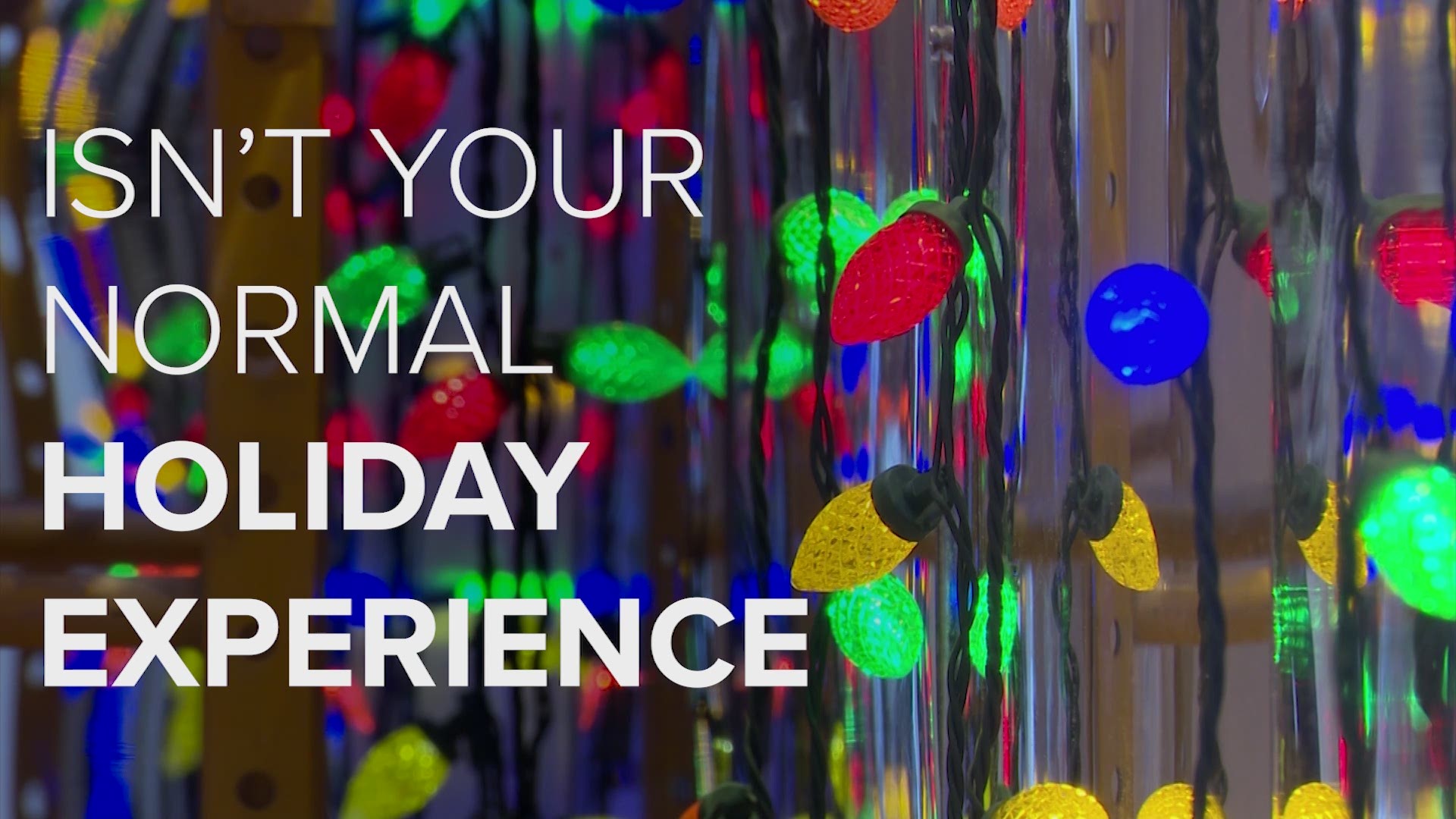 A photo booth company decided to change things up this holiday season by creating an interactive, walk-through experience to take photos like never before.
