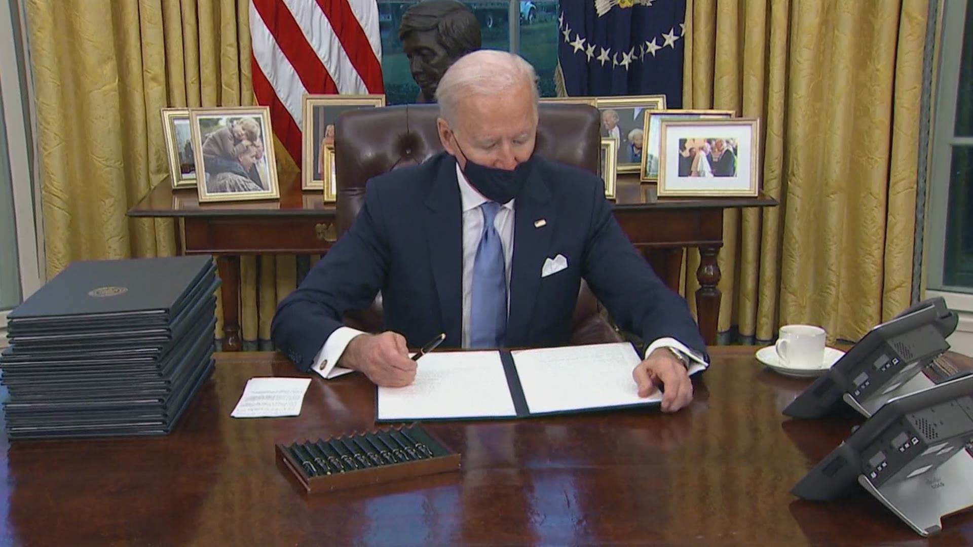 President Biden took action on his first day in office. Here's what's changing.