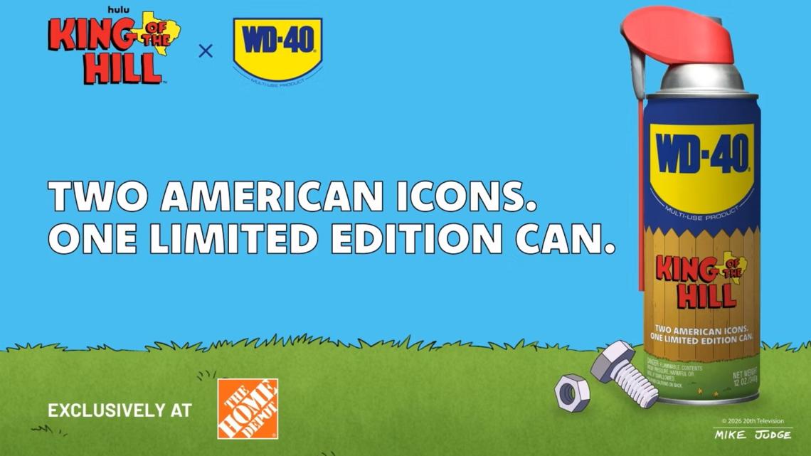 WD-40 releases limited edition 'King of the Hill'-themed can