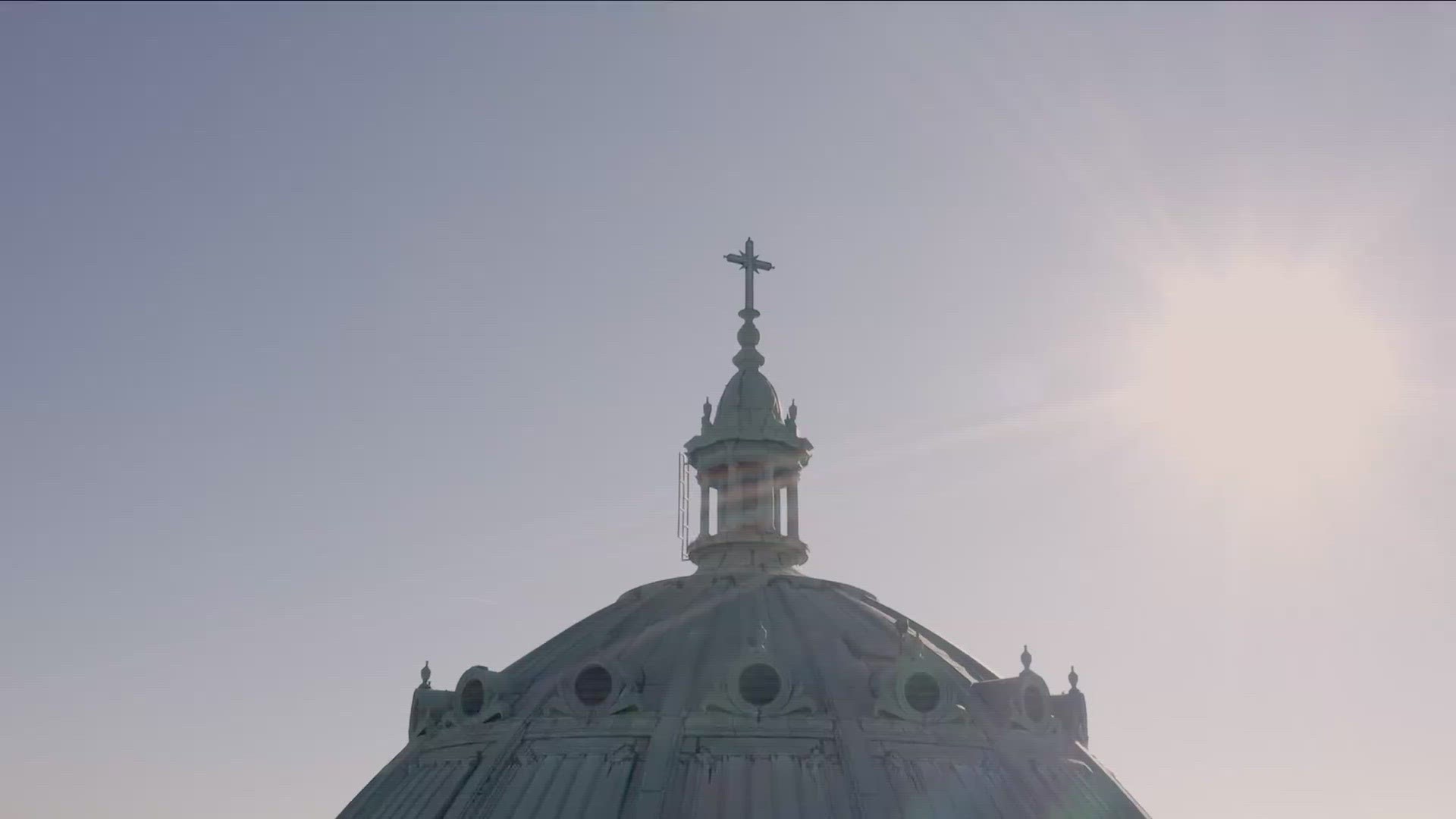 Our Lady of Victory National Shrine & Basilica holds Palm Sunday Mass as the Easter season continues.