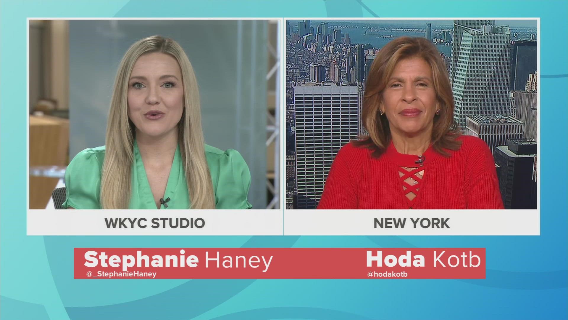 Chatting with 3News’ Stephanie Haney, Hoda Kotb shares how she came up with the idea for her popular Making Space podcast.