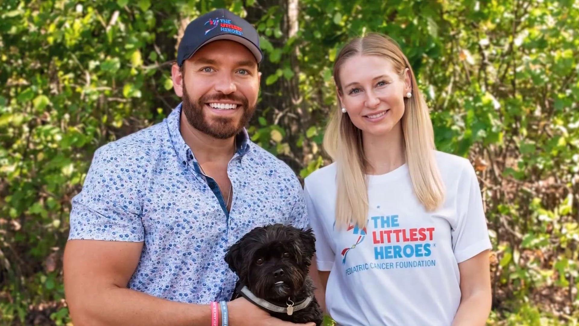 Ohio couple turns wedding into $100K fundraiser for childhood cancer