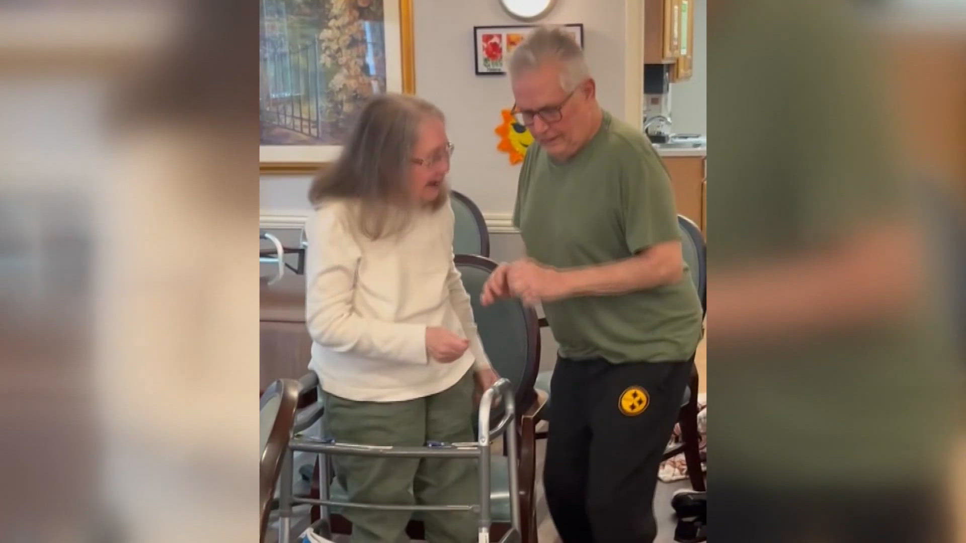 Dance between 2 Ohio memory care residents goes viral