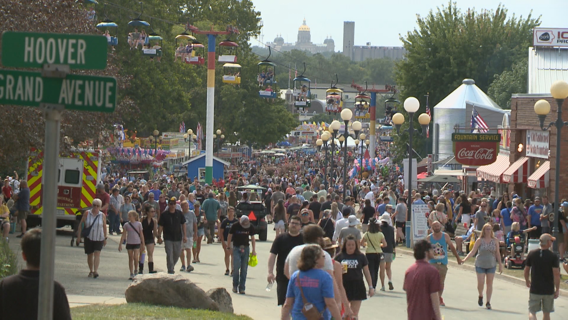 If you're going to the fairgrounds next month, make sure to come hungry.